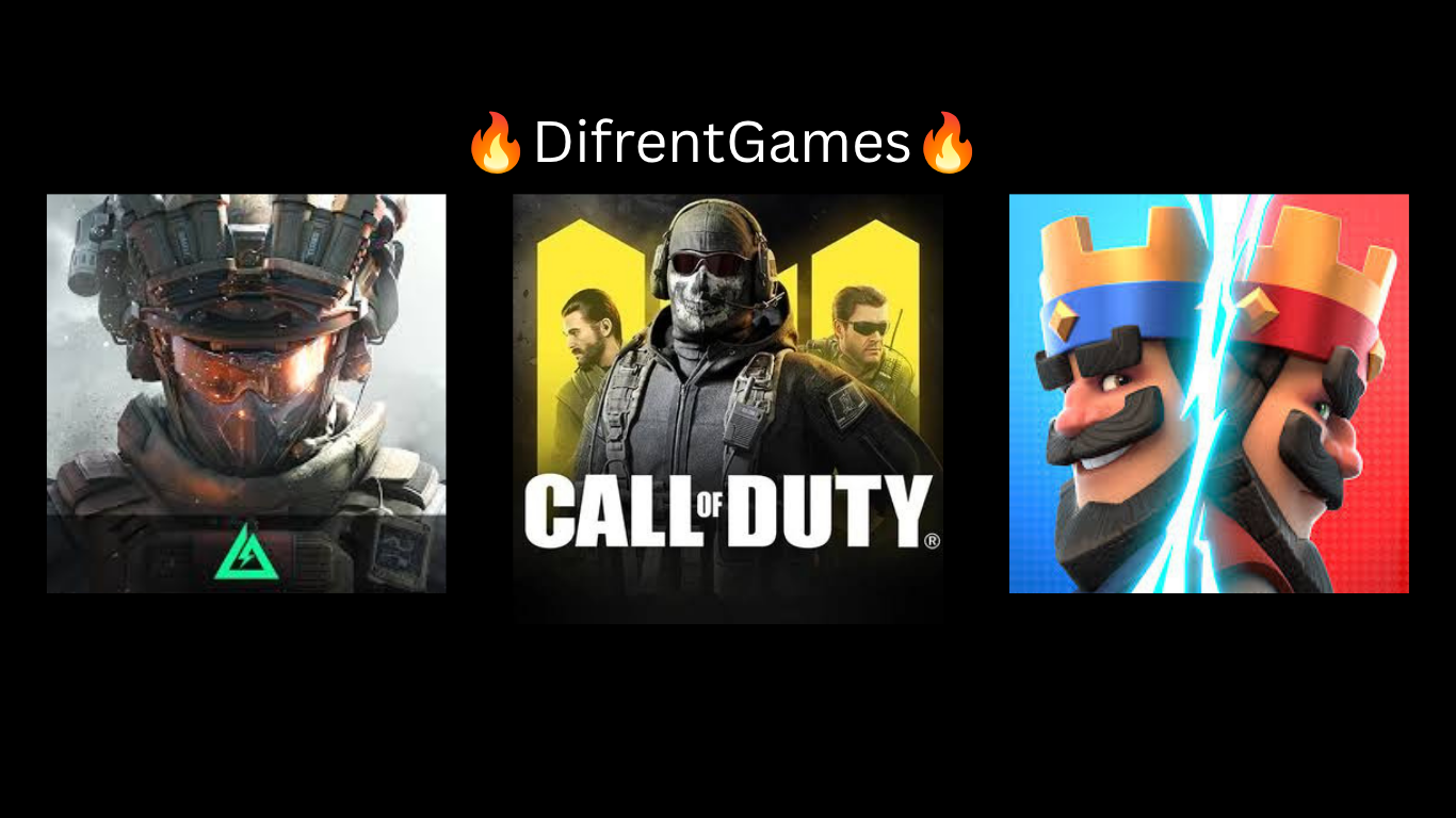 difrent games